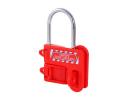 Hasp with Red Plastic Handle - D20